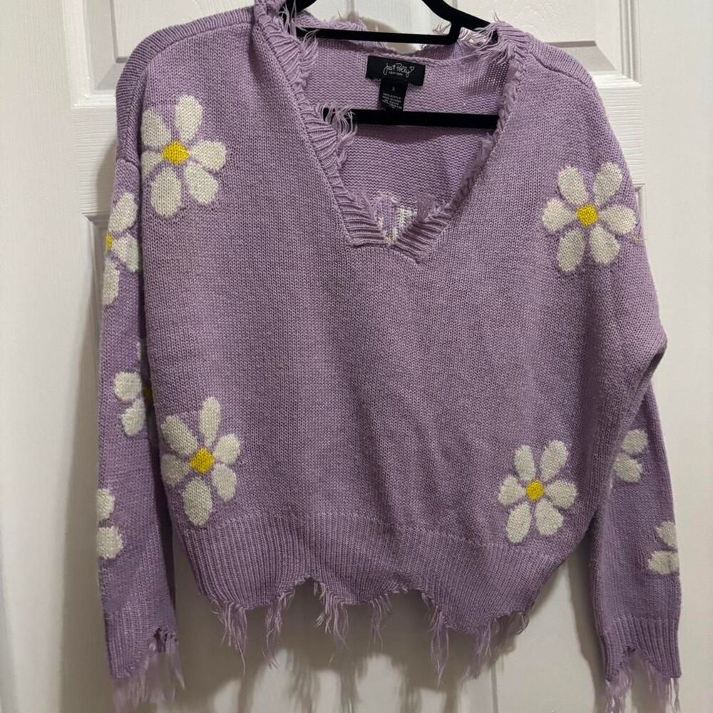 Just-polly Women's Purple Jumper